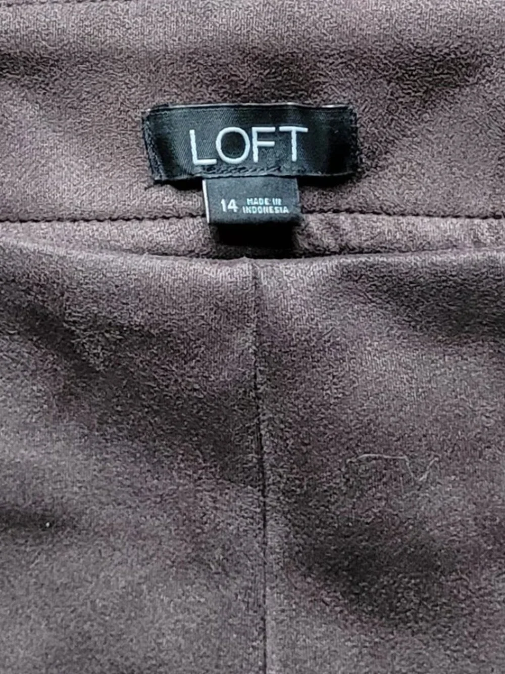 LOFT Faux Suede Leggings